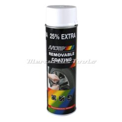 Sprayplast rubber coating hoogglans wit 500ml -Motip 04303