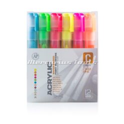 Standaard acryl markers 2mm in set van 12 -Montana set C