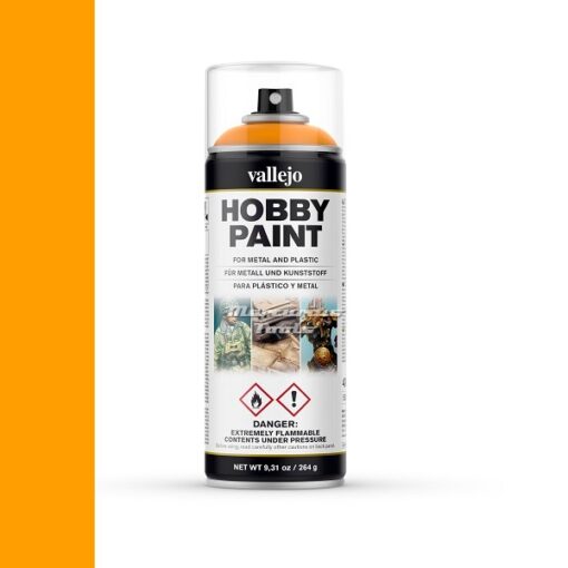 Sun Yellow 28018 Vallejo Hobby paint spuitbus primer