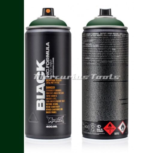 Tag - Green BLK6070 lak in spuitbus 400ml -Montana Black