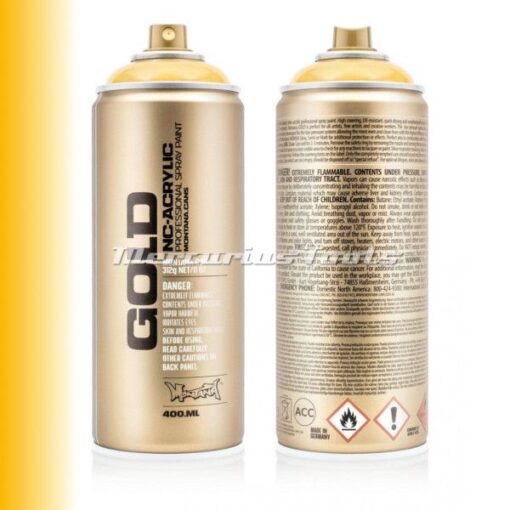 Transparent Yellow Cab T1220 lak in spuitbus 400ml -Montana Gold