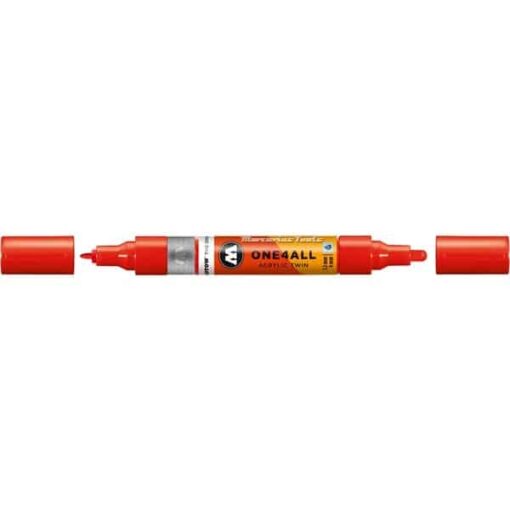 Twin marker Traffic Red Molotow One4All 1,5mm - 4mm acrylic