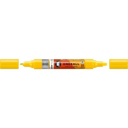 Twin marker Zinc Yellow Molotow One4All 1,5mm - 4mm acrylic