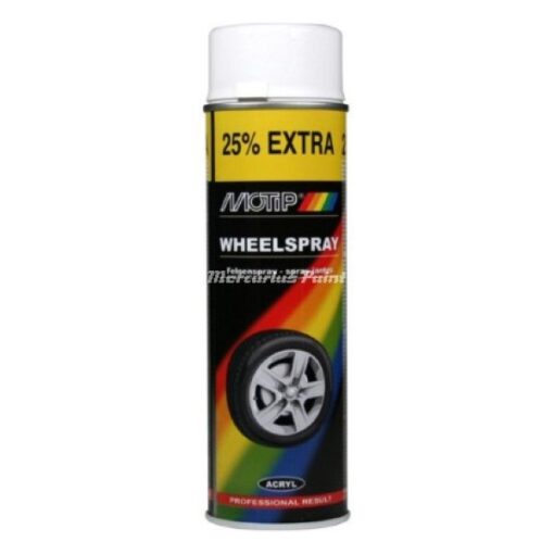 Velgen lak wit Motip 04003 in spuitbus 500ml