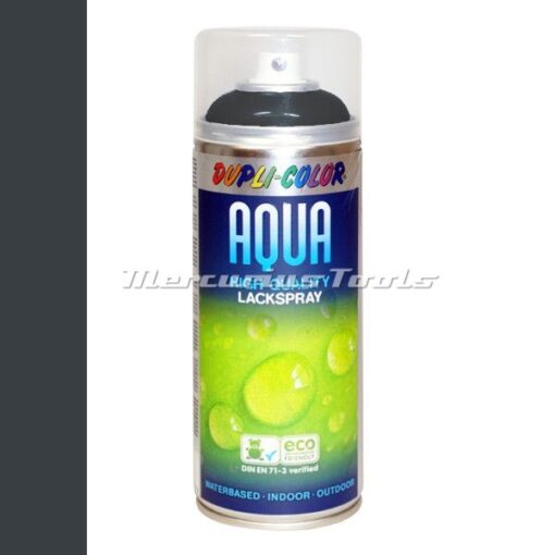 Watergedragen lak antracietgrijs RAL7016 in 350ml spuitbus -DupliColor Aqualine