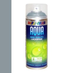 Watergedragen lak zilvergrijs RAL7001 in 350ml spuitbus -DupliColor Aqualine