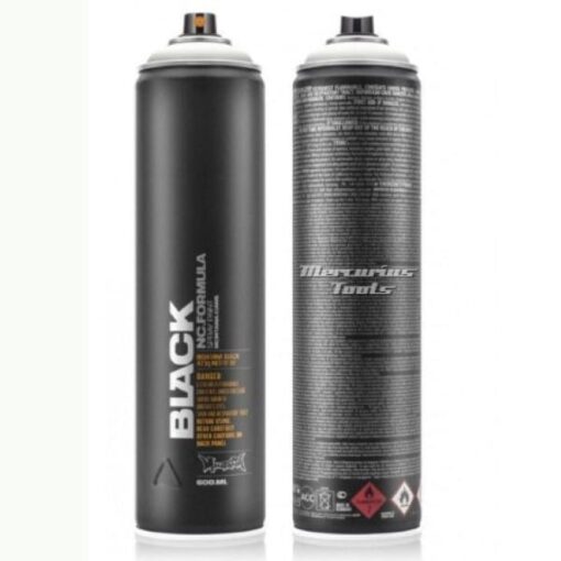 White BLK9105 Montana Black in spuitbus 600ml